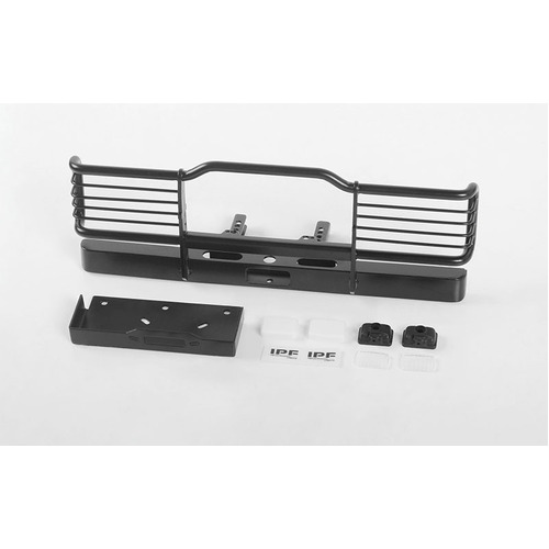 Camel Bumper W/ Winch Mount and IPF Lights for Traxxas TRX-4 Land Rover Defender