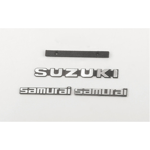 Metal Logo Set for Capo Racing Samurai 1/6 RC Scale Crawler (Style A)