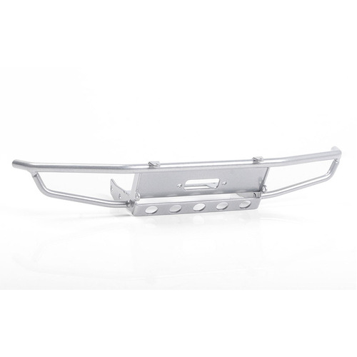 Guardian Steel Front Winch Bumper for Axial 1/10 SCX10 II UMG10 (Silver)