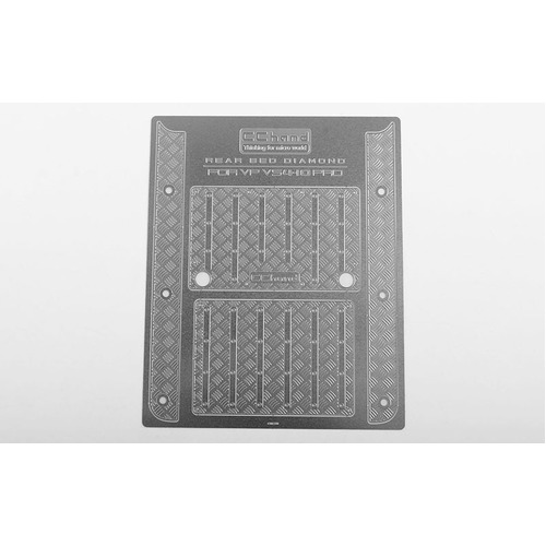 Rear Bed Diamond Plate for Vanquish VS4-10 Origin Body