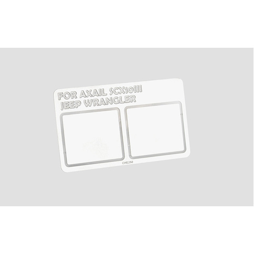 Mirror Decals for Axial 1/10 SCX10 III Jeep (Gladiator/Wrangler)