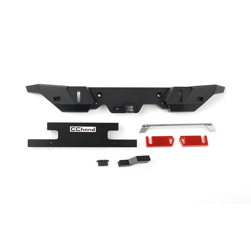 Rook Metal Rear Bumper with Hitch Bar for Traxxas TRX-4 2021 Bronco