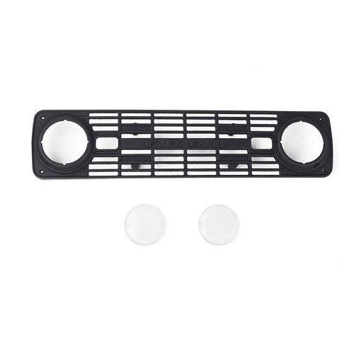 Front Grille and Lenses for Axial SCX10 III Early Ford Bronco (Black)