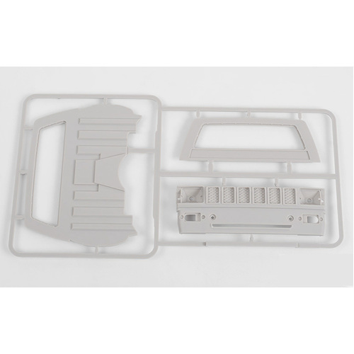 RC4WD Mojave II Cab Back Panels and Grill Parts Tree (Primer Gray)