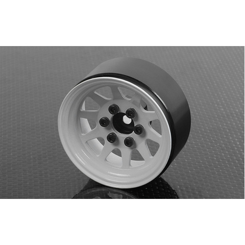 OEM Stamped Steel 1.9" Single Beadlock Wheel (White)