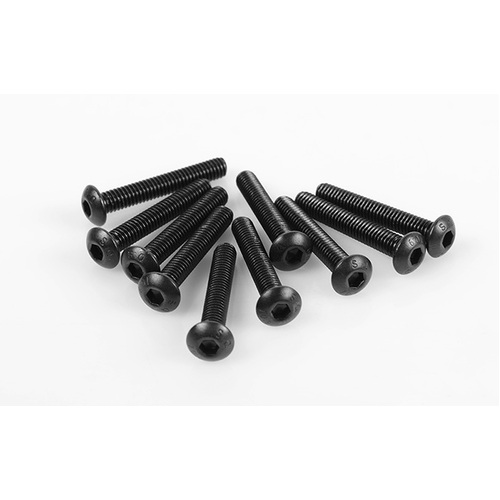 Steel Button Head Cap Screws M4 X 25mm (10)