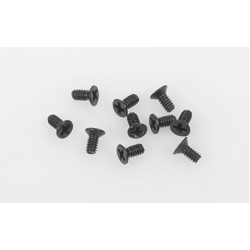 Steel Flat Head Cap Screw M1.4 X 3mm (10)