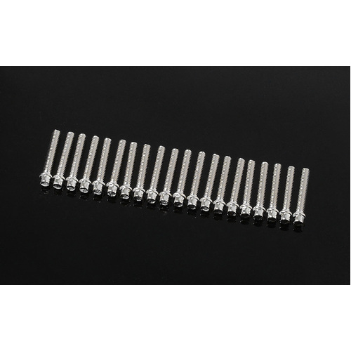 RC4WD Miniature Scale Hex Bolts (M2 x 12mm) (Silver)