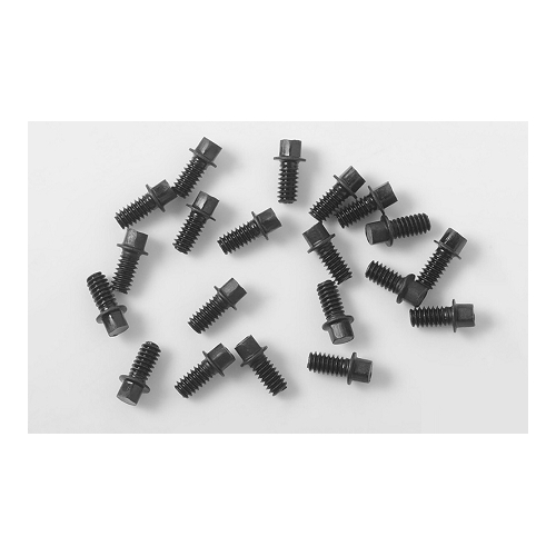 RC4WD Miniature Scale Hex Bolts (M2 x 4mm) (Black)