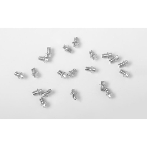 RC4WD Miniature Scale Hex Bolts (M1.6 x 2mm) (Silver)