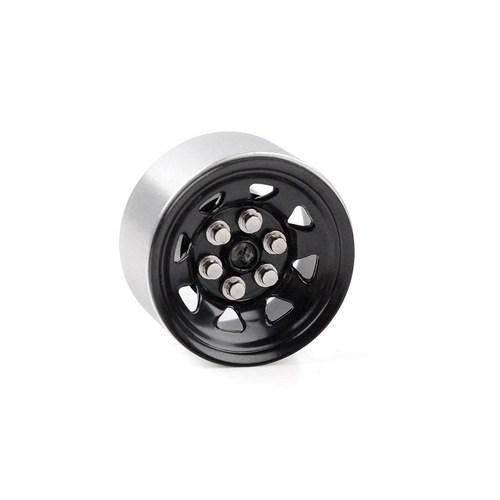 ####Stamped Steel 0.7" Stock Beadlock Wheels (Black)