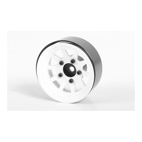 OEM Stamped Steel 1.55" Beadlock Wheels (White)